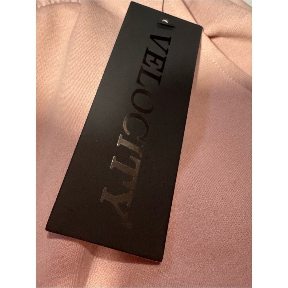 Velocity Blush Pink Joggers 2X NWT Brushed Terry Cargo Pocket - Picture 5 of 5